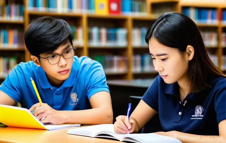 사회복지사 학위 과정 비용 분석 - **Prompt:** A group of three young Thai university students, two females and one male, are deeply en...