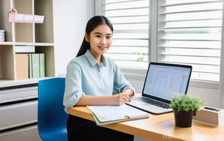 사회복지사 학위 과정 비용 분석 - **Prompt:** A compassionate young Thai social work student, wearing a clean, modest short-sleeved sh...