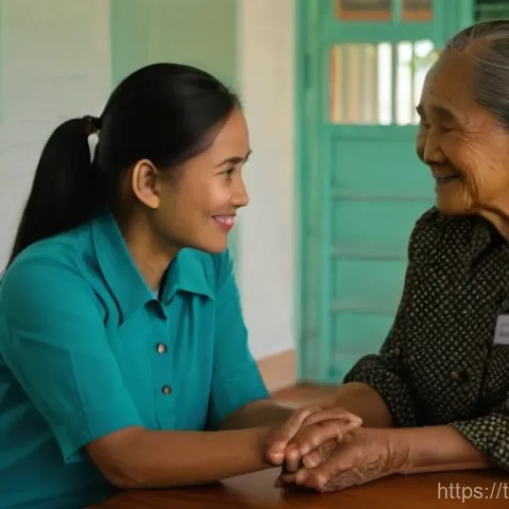 사회복지사와 복지 마케팅 전략 - **Prompt 1: The Heart of Storytelling and Community Connection**
"A heartwarming, realistic scen...
