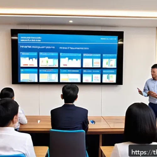 Home 30 사회복지사 상담 케이스 발표법 - A professional presentation scene in a modern conference room in Thailand, featuring a confident Tha...